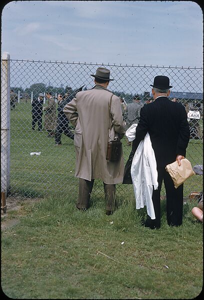 [125 Views of Spectators at Ascot Raceway for Sports Illustrated Article], Walker Evans (American, St. Louis, Missouri 1903–1975 New Haven, Connecticut), Color film transparency