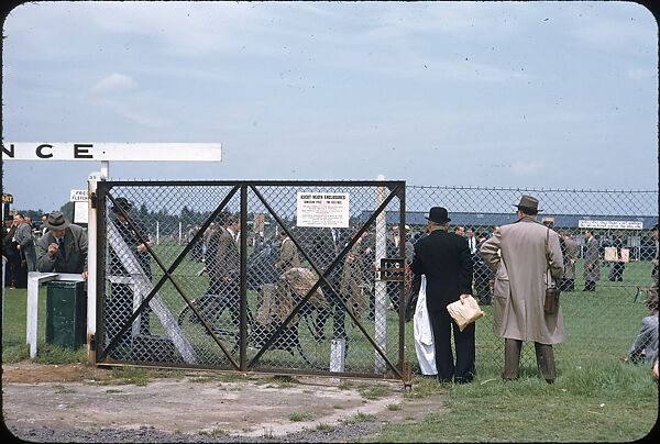 [125 Views of Spectators at Ascot Raceway for Sports Illustrated Article], Walker Evans (American, St. Louis, Missouri 1903–1975 New Haven, Connecticut), Color film transparency