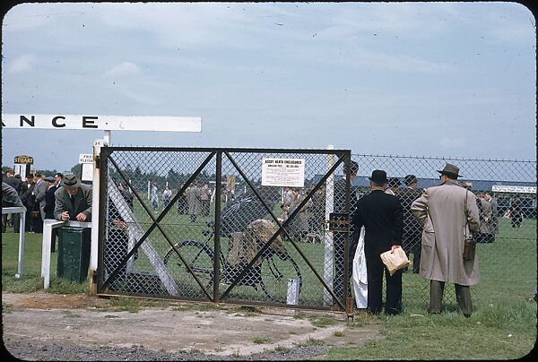 [125 Views of Spectators at Ascot Raceway for Sports Illustrated Article], Walker Evans (American, St. Louis, Missouri 1903–1975 New Haven, Connecticut), Color film transparency