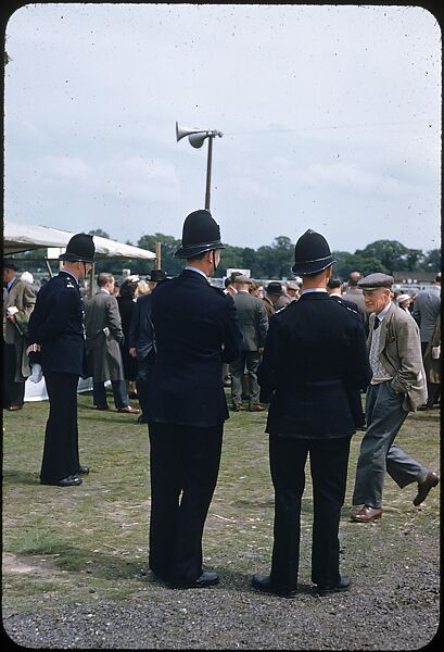 [125 Views of Spectators at Ascot Raceway for Sports Illustrated Article], Walker Evans (American, St. Louis, Missouri 1903–1975 New Haven, Connecticut), Color film transparency
