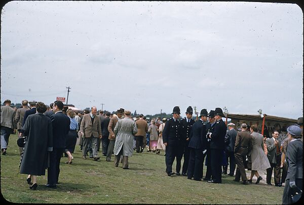 [125 Views of Spectators at Ascot Raceway for Sports Illustrated Article], Walker Evans (American, St. Louis, Missouri 1903–1975 New Haven, Connecticut), Color film transparency