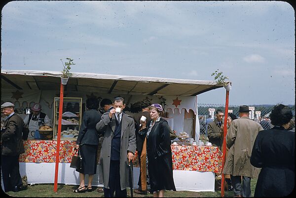 [125 Views of Spectators at Ascot Raceway for Sports Illustrated Article], Walker Evans (American, St. Louis, Missouri 1903–1975 New Haven, Connecticut), Color film transparency