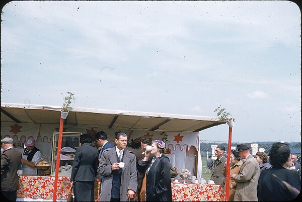 [125 Views of Spectators at Ascot Raceway for Sports Illustrated Article], Walker Evans (American, St. Louis, Missouri 1903–1975 New Haven, Connecticut), Color film transparency