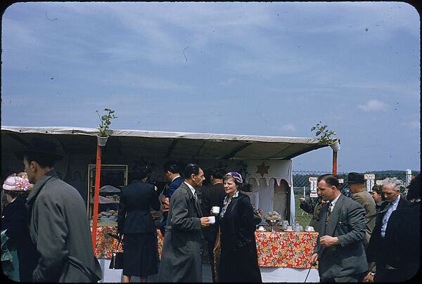 [125 Views of Spectators at Ascot Raceway for Sports Illustrated Article], Walker Evans (American, St. Louis, Missouri 1903–1975 New Haven, Connecticut), Color film transparency