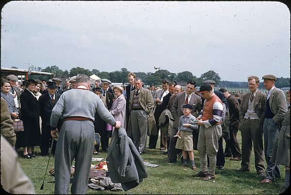 [125 Views of Spectators at Ascot Raceway for Sports Illustrated Article], Walker Evans (American, St. Louis, Missouri 1903–1975 New Haven, Connecticut), Color film transparency