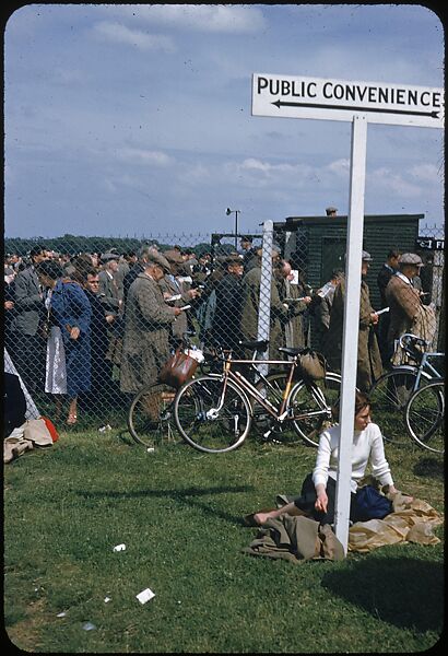 [125 Views of Spectators at Ascot Raceway for Sports Illustrated Article], Walker Evans (American, St. Louis, Missouri 1903–1975 New Haven, Connecticut), Color film transparency