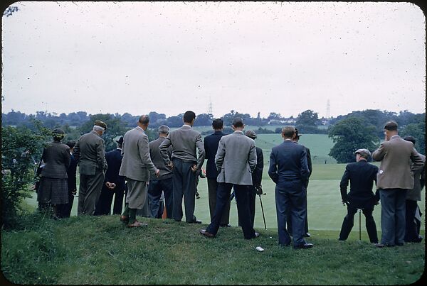 [125 Views of Spectators at Ascot Raceway for Sports Illustrated Article], Walker Evans (American, St. Louis, Missouri 1903–1975 New Haven, Connecticut), Color film transparency