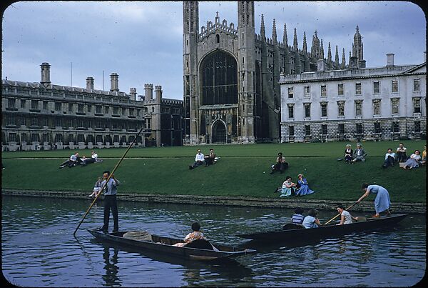[25 Views of Miscellaneous British Sports, Including Hunting, Punting, and Cricket], Walker Evans (American, St. Louis, Missouri 1903–1975 New Haven, Connecticut), Color film transparency
