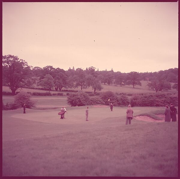 [244 Views of British Golf Courses Including Pinehurst, St. Andrews, Scotland (1956), and Hartsbourne, England (1954) for Sports Illustrated Article, "St. Andrews," July 1, 1957], Walker Evans (American, St. Louis, Missouri 1903–1975 New Haven, Connecticut), Color film transparency