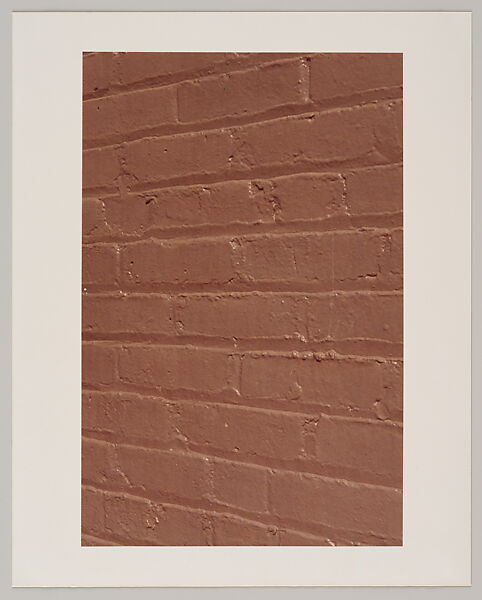 [Diptych: Red and Brown Brick Wall Details], Ralph Gibson (American, born 1939), Chromogenic prints 