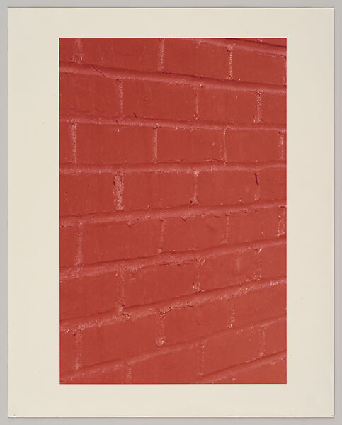 [Diptych: Red and Brown Brick Wall Details], Ralph Gibson (American, born 1939), Chromogenic prints