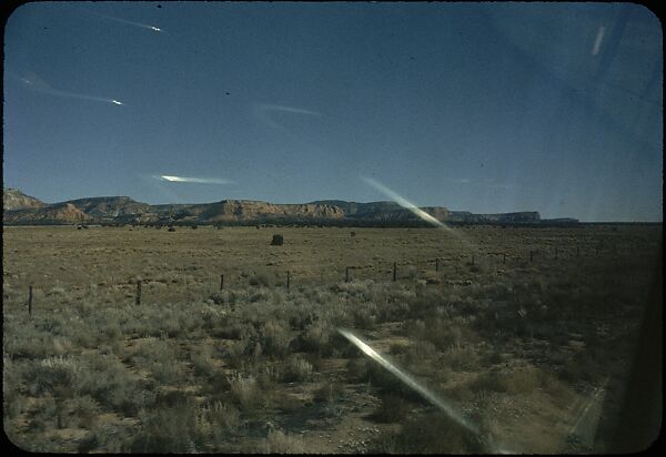 [210 Landscape Views from Train Window: "California Zephyr Train Trip" and "Chicago Train Trip"], Walker Evans (American, St. Louis, Missouri 1903–1975 New Haven, Connecticut), Color film transparency