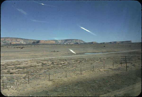 [210 Landscape Views from Train Window: "California Zephyr Train Trip" and "Chicago Train Trip"], Walker Evans (American, St. Louis, Missouri 1903–1975 New Haven, Connecticut), Color film transparency