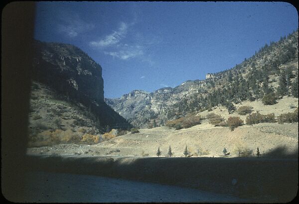 [210 Landscape Views from Train Window: "California Zephyr Train Trip" and "Chicago Train Trip"], Walker Evans (American, St. Louis, Missouri 1903–1975 New Haven, Connecticut), Color film transparency