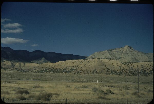 [210 Landscape Views from Train Window: "California Zephyr Train Trip" and "Chicago Train Trip"], Walker Evans (American, St. Louis, Missouri 1903–1975 New Haven, Connecticut), Color film transparency