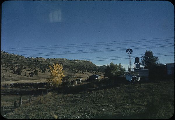 [210 Landscape Views from Train Window: "California Zephyr Train Trip" and "Chicago Train Trip"], Walker Evans (American, St. Louis, Missouri 1903–1975 New Haven, Connecticut), Color film transparency