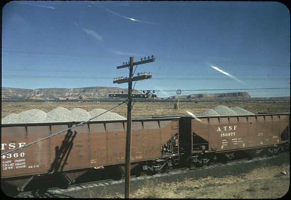 [210 Landscape Views from Train Window: "California Zephyr Train Trip" and "Chicago Train Trip"], Walker Evans (American, St. Louis, Missouri 1903–1975 New Haven, Connecticut), Color film transparency