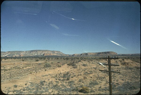 [210 Landscape Views from Train Window: "California Zephyr Train Trip" and "Chicago Train Trip"], Walker Evans (American, St. Louis, Missouri 1903–1975 New Haven, Connecticut), Color film transparency