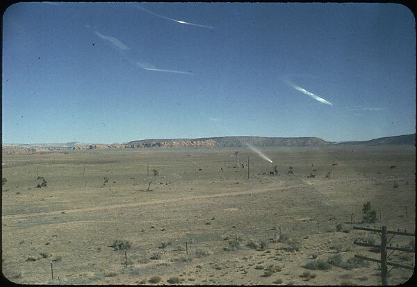 [210 Landscape Views from Train Window: "California Zephyr Train Trip" and "Chicago Train Trip"], Walker Evans (American, St. Louis, Missouri 1903–1975 New Haven, Connecticut), Color film transparency