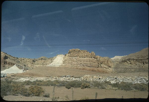 [210 Landscape Views from Train Window: "California Zephyr Train Trip" and "Chicago Train Trip"], Walker Evans (American, St. Louis, Missouri 1903–1975 New Haven, Connecticut), Color film transparency