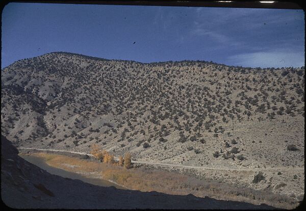 [210 Landscape Views from Train Window: "California Zephyr Train Trip" and "Chicago Train Trip"], Walker Evans (American, St. Louis, Missouri 1903–1975 New Haven, Connecticut), Color film transparency