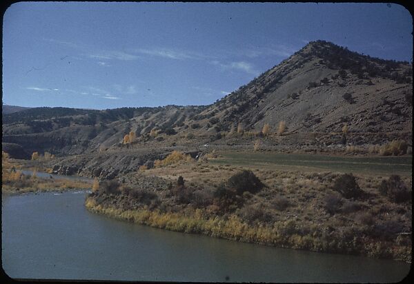 [210 Landscape Views from Train Window: "California Zephyr Train Trip" and "Chicago Train Trip"], Walker Evans (American, St. Louis, Missouri 1903–1975 New Haven, Connecticut), Color film transparency
