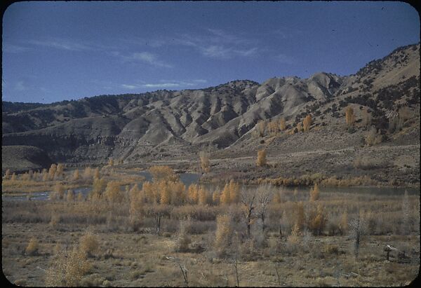 [210 Landscape Views from Train Window: "California Zephyr Train Trip" and "Chicago Train Trip"], Walker Evans (American, St. Louis, Missouri 1903–1975 New Haven, Connecticut), Color film transparency