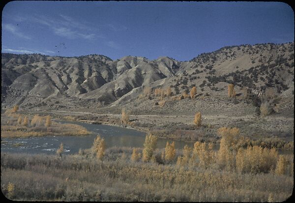 [210 Landscape Views from Train Window: "California Zephyr Train Trip" and "Chicago Train Trip"], Walker Evans (American, St. Louis, Missouri 1903–1975 New Haven, Connecticut), Color film transparency