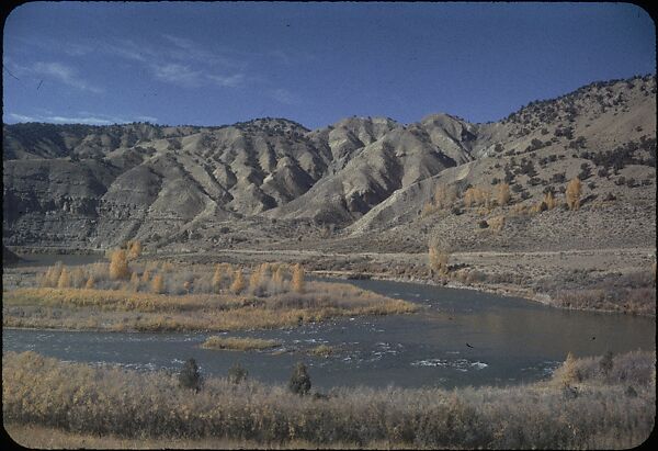 [210 Landscape Views from Train Window: "California Zephyr Train Trip" and "Chicago Train Trip"], Walker Evans (American, St. Louis, Missouri 1903–1975 New Haven, Connecticut), Color film transparency