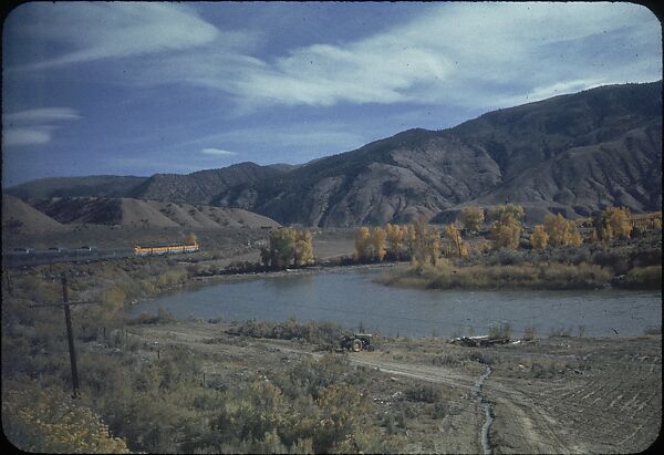 [210 Landscape Views from Train Window: "California Zephyr Train Trip" and "Chicago Train Trip"], Walker Evans (American, St. Louis, Missouri 1903–1975 New Haven, Connecticut), Color film transparency