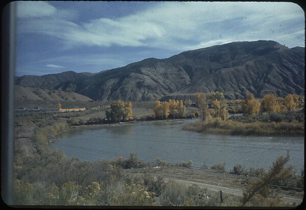 [210 Landscape Views from Train Window: "California Zephyr Train Trip" and "Chicago Train Trip"], Walker Evans (American, St. Louis, Missouri 1903–1975 New Haven, Connecticut), Color film transparency