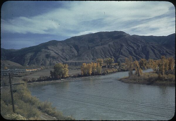 [210 Landscape Views from Train Window: "California Zephyr Train Trip" and "Chicago Train Trip"], Walker Evans (American, St. Louis, Missouri 1903–1975 New Haven, Connecticut), Color film transparency