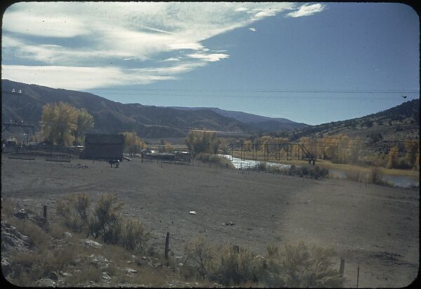 [210 Landscape Views from Train Window: "California Zephyr Train Trip" and "Chicago Train Trip"], Walker Evans (American, St. Louis, Missouri 1903–1975 New Haven, Connecticut), Color film transparency