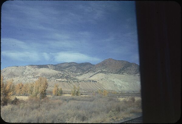 [210 Landscape Views from Train Window: "California Zephyr Train Trip" and "Chicago Train Trip"], Walker Evans (American, St. Louis, Missouri 1903–1975 New Haven, Connecticut), Color film transparency