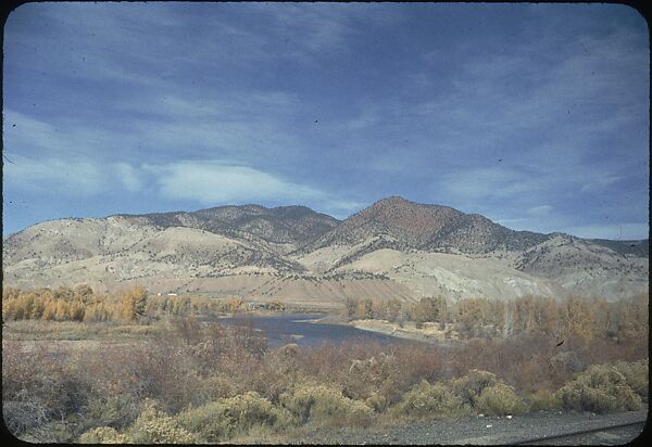 [210 Landscape Views from Train Window: "California Zephyr Train Trip" and "Chicago Train Trip"], Walker Evans (American, St. Louis, Missouri 1903–1975 New Haven, Connecticut), Color film transparency