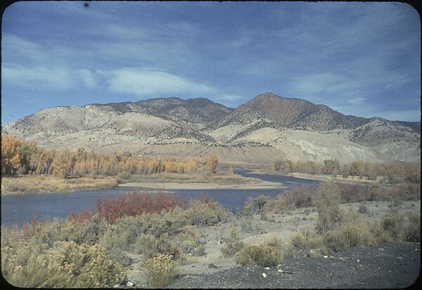 [210 Landscape Views from Train Window: "California Zephyr Train Trip" and "Chicago Train Trip"], Walker Evans (American, St. Louis, Missouri 1903–1975 New Haven, Connecticut), Color film transparency