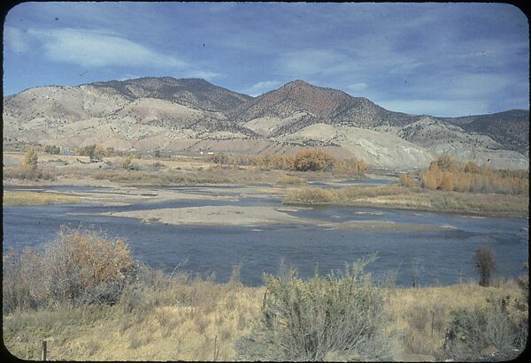[210 Landscape Views from Train Window: "California Zephyr Train Trip" and "Chicago Train Trip"], Walker Evans (American, St. Louis, Missouri 1903–1975 New Haven, Connecticut), Color film transparency