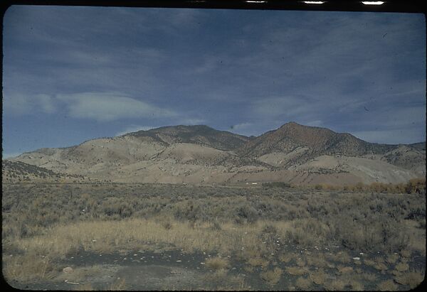 [210 Landscape Views from Train Window: "California Zephyr Train Trip" and "Chicago Train Trip"], Walker Evans (American, St. Louis, Missouri 1903–1975 New Haven, Connecticut), Color film transparency