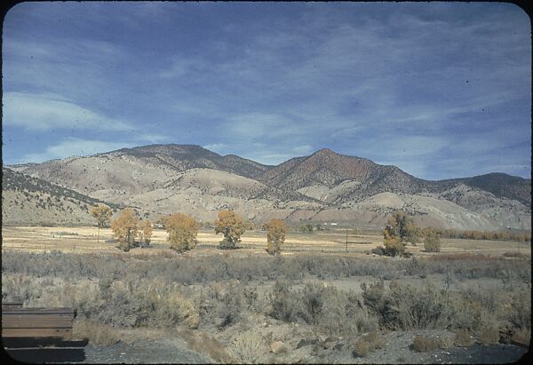 [210 Landscape Views from Train Window: "California Zephyr Train Trip" and "Chicago Train Trip"], Walker Evans (American, St. Louis, Missouri 1903–1975 New Haven, Connecticut), Color film transparency