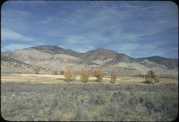 [210 Landscape Views from Train Window: "California Zephyr Train Trip" and "Chicago Train Trip"], Walker Evans (American, St. Louis, Missouri 1903–1975 New Haven, Connecticut), Color film transparency