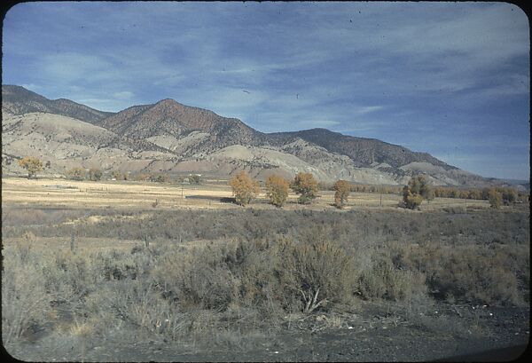 [210 Landscape Views from Train Window: "California Zephyr Train Trip" and "Chicago Train Trip"], Walker Evans (American, St. Louis, Missouri 1903–1975 New Haven, Connecticut), Color film transparency