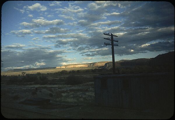 [210 Landscape Views from Train Window: "California Zephyr Train Trip" and "Chicago Train Trip"], Walker Evans (American, St. Louis, Missouri 1903–1975 New Haven, Connecticut), Color film transparency