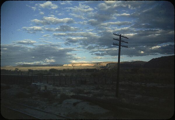 [210 Landscape Views from Train Window: "California Zephyr Train Trip" and "Chicago Train Trip"], Walker Evans (American, St. Louis, Missouri 1903–1975 New Haven, Connecticut), Color film transparency