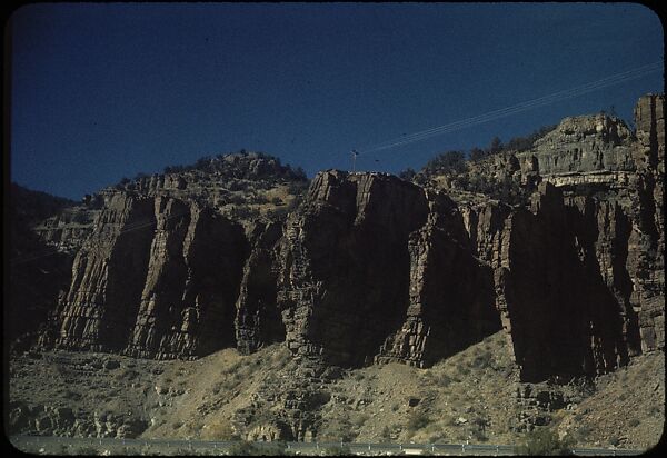 [210 Landscape Views from Train Window: "California Zephyr Train Trip" and "Chicago Train Trip"], Walker Evans (American, St. Louis, Missouri 1903–1975 New Haven, Connecticut), Color film transparency