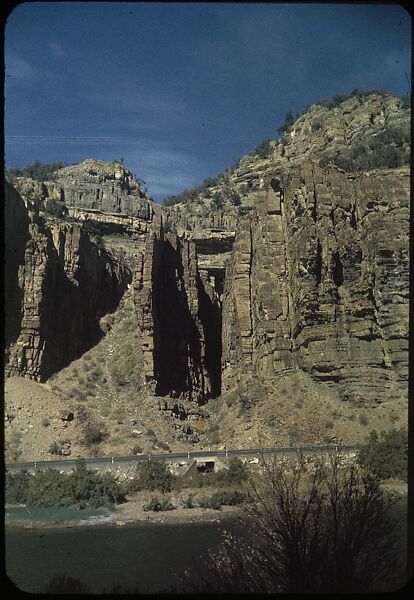 [210 Landscape Views from Train Window: "California Zephyr Train Trip" and "Chicago Train Trip"], Walker Evans (American, St. Louis, Missouri 1903–1975 New Haven, Connecticut), Color film transparency