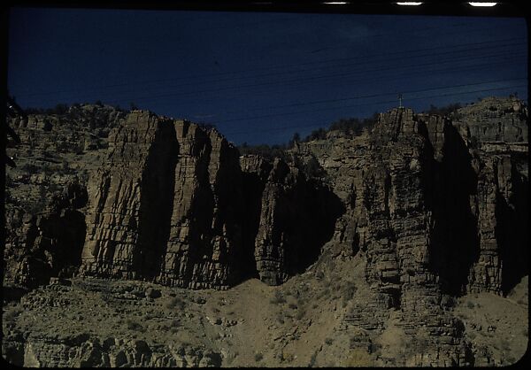 [210 Landscape Views from Train Window: "California Zephyr Train Trip" and "Chicago Train Trip"], Walker Evans (American, St. Louis, Missouri 1903–1975 New Haven, Connecticut), Color film transparency