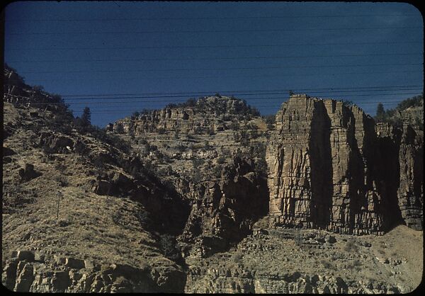 [210 Landscape Views from Train Window: "California Zephyr Train Trip" and "Chicago Train Trip"], Walker Evans (American, St. Louis, Missouri 1903–1975 New Haven, Connecticut), Color film transparency