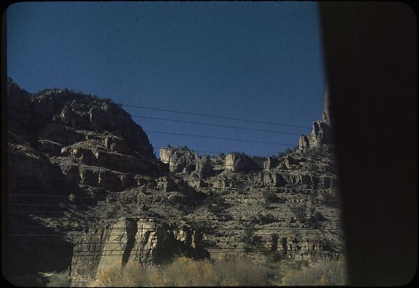 [210 Landscape Views from Train Window: "California Zephyr Train Trip" and "Chicago Train Trip"], Walker Evans (American, St. Louis, Missouri 1903–1975 New Haven, Connecticut), Color film transparency