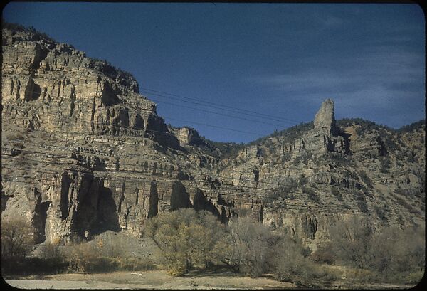 [210 Landscape Views from Train Window: "California Zephyr Train Trip" and "Chicago Train Trip"], Walker Evans (American, St. Louis, Missouri 1903–1975 New Haven, Connecticut), Color film transparency