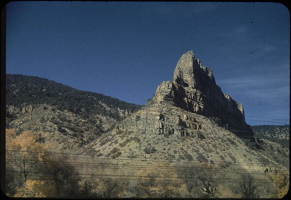 [210 Landscape Views from Train Window: "California Zephyr Train Trip" and "Chicago Train Trip"], Walker Evans (American, St. Louis, Missouri 1903–1975 New Haven, Connecticut), Color film transparency